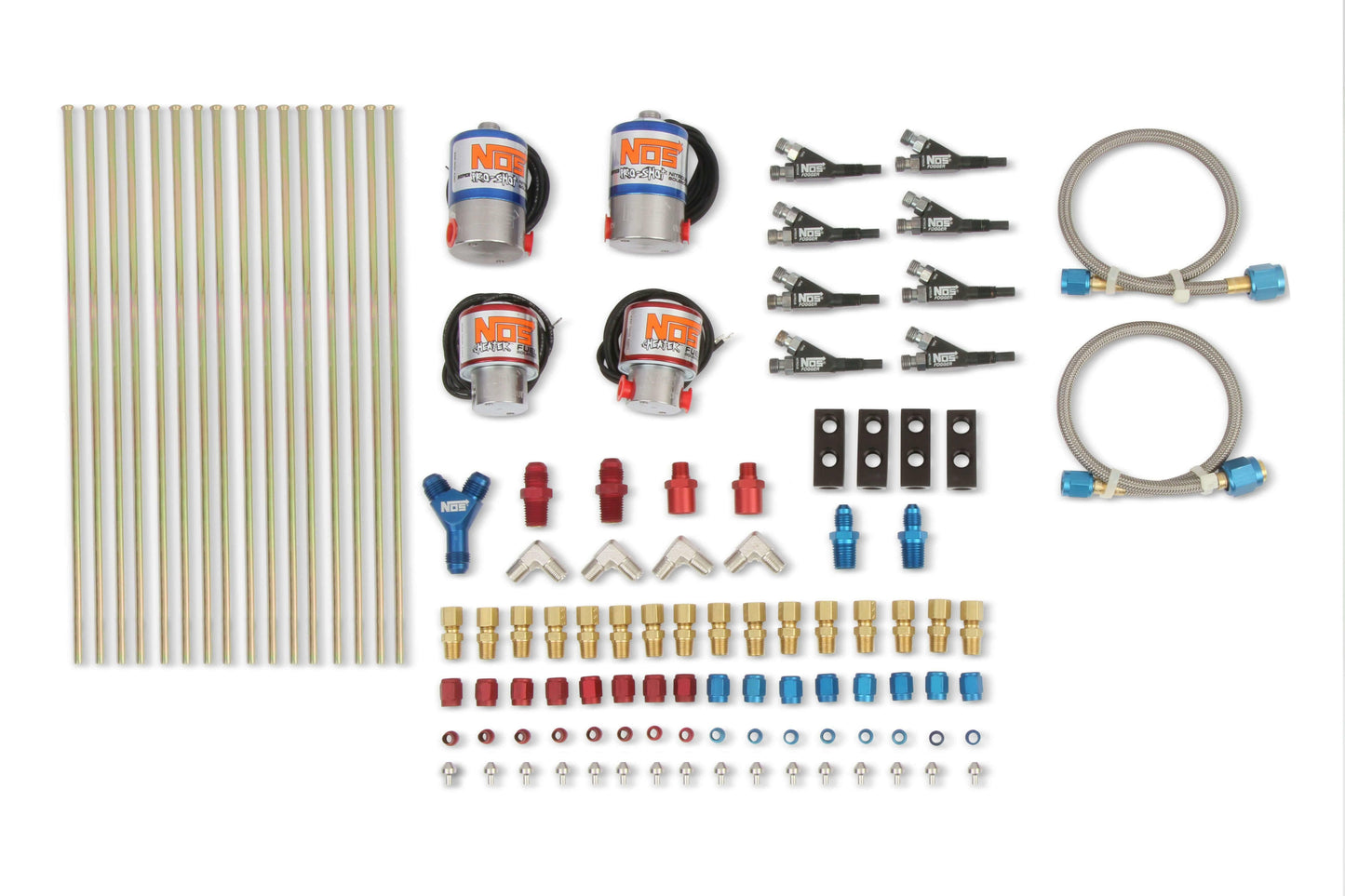 NOS Custom Nitrous Plumbing Kit , Pro Shot Fogger