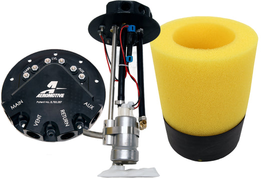 Electric Fuel Pump High Flow EFI Performance Vehicle Specific Fit Aeromotive 18358-BGPL