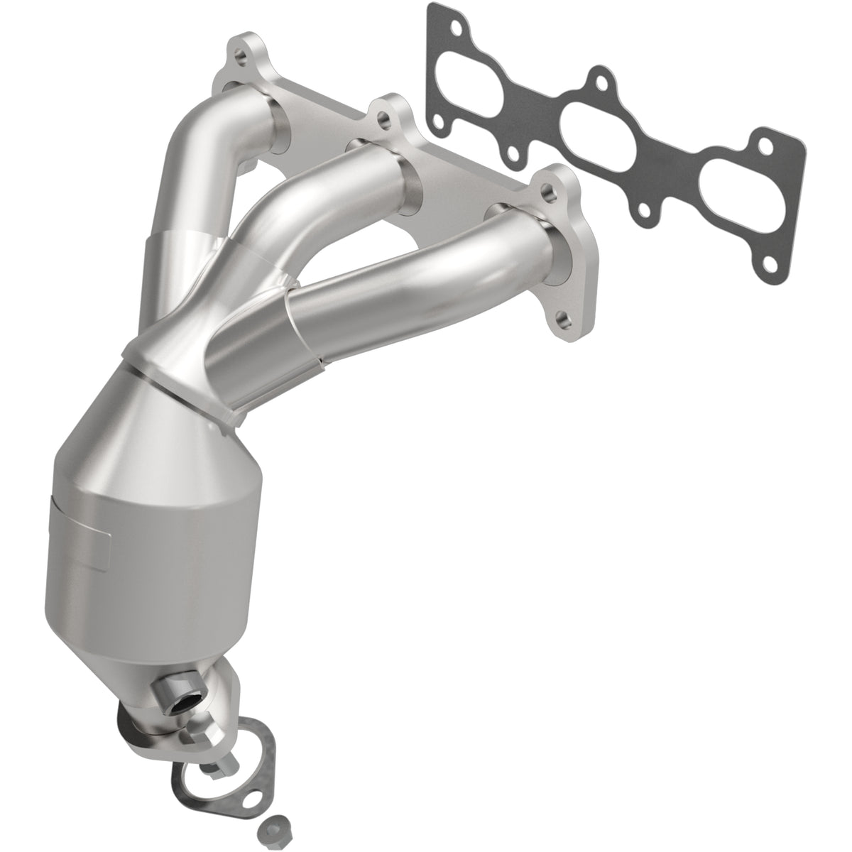 Catalytic Converter with Integrated Exhaust Manifold for HM Grade Federal / EPA Compliant Direct-Fit Manifold Catalytic