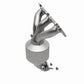 Catalytic Converter with Integrated Exhaust Manifold for HM Grade Federal / EPA Compliant Direct-Fit Manifold Catalytic