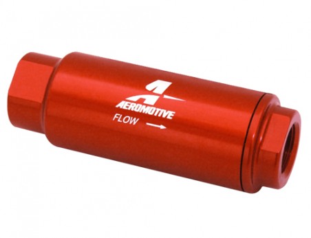 Fuel Filter High Flow Fuel System Universal Fit Aeromotive 12316-BGPL