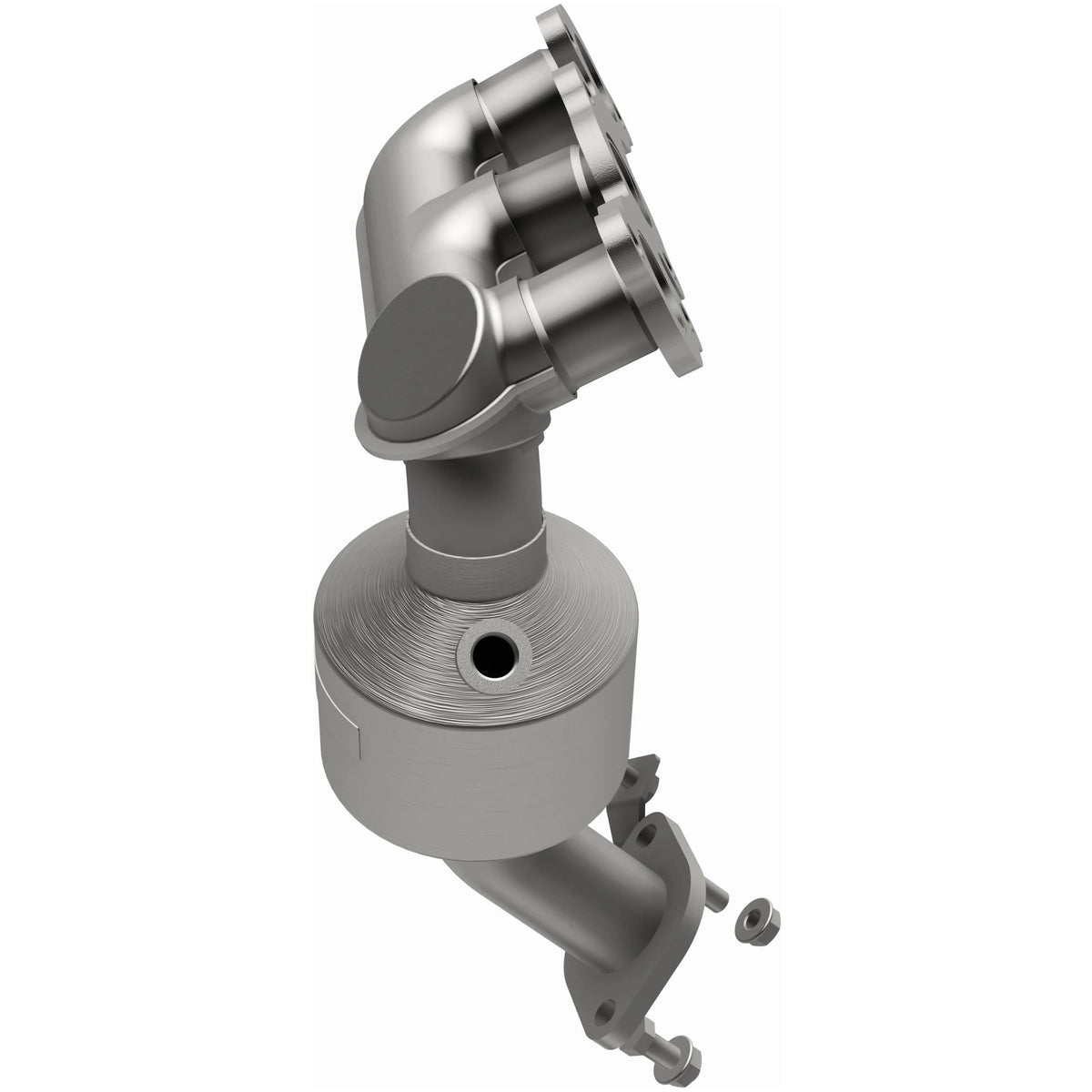 Catalytic Converter with Integrated Exhaust Manifold for HM Grade Federal / EPA Compliant Direct-Fit Manifold Catalytic