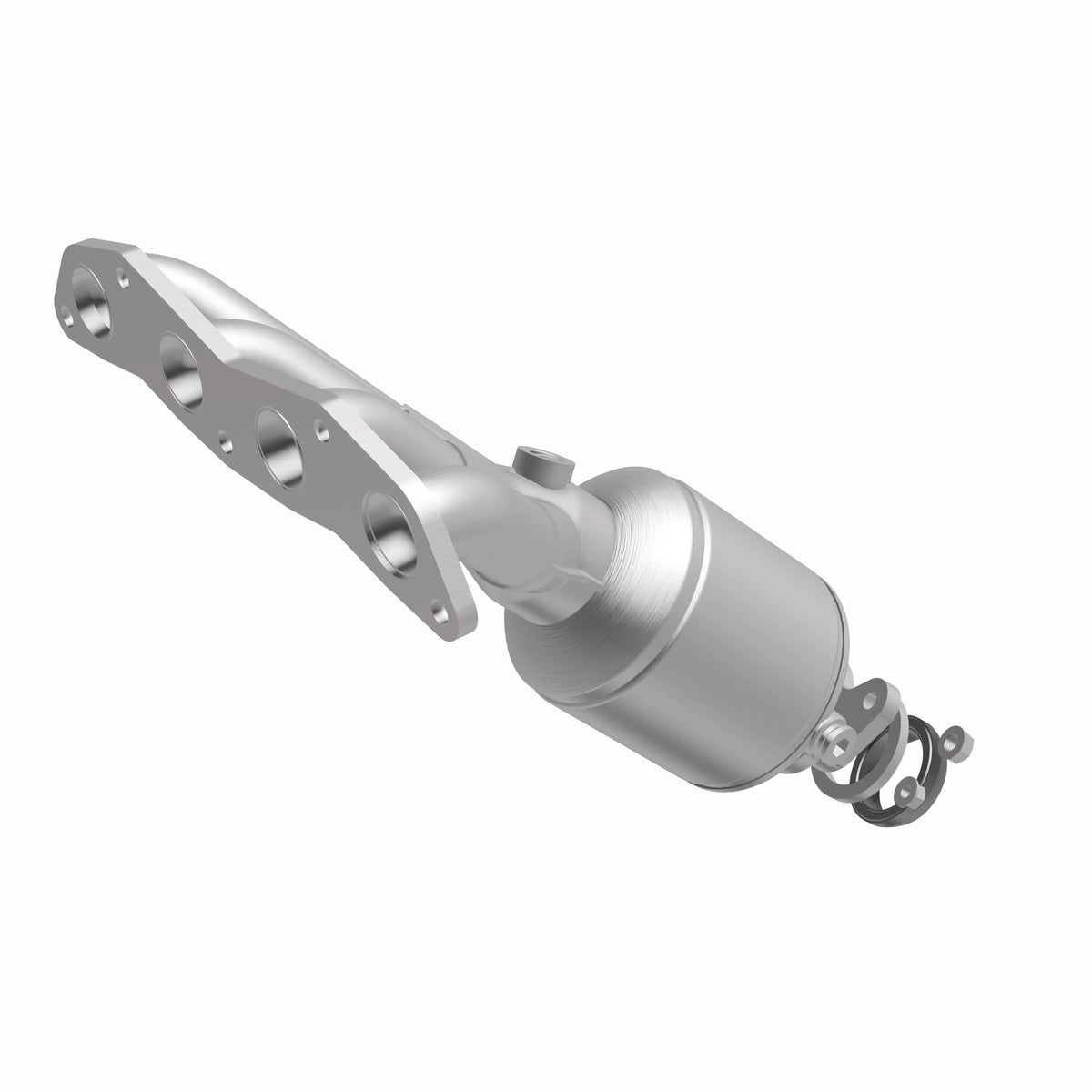 Catalytic Converter with Integrated Exhaust Manifold for HM Grade Federal / EPA Compliant Direct-Fit Manifold Catalytic