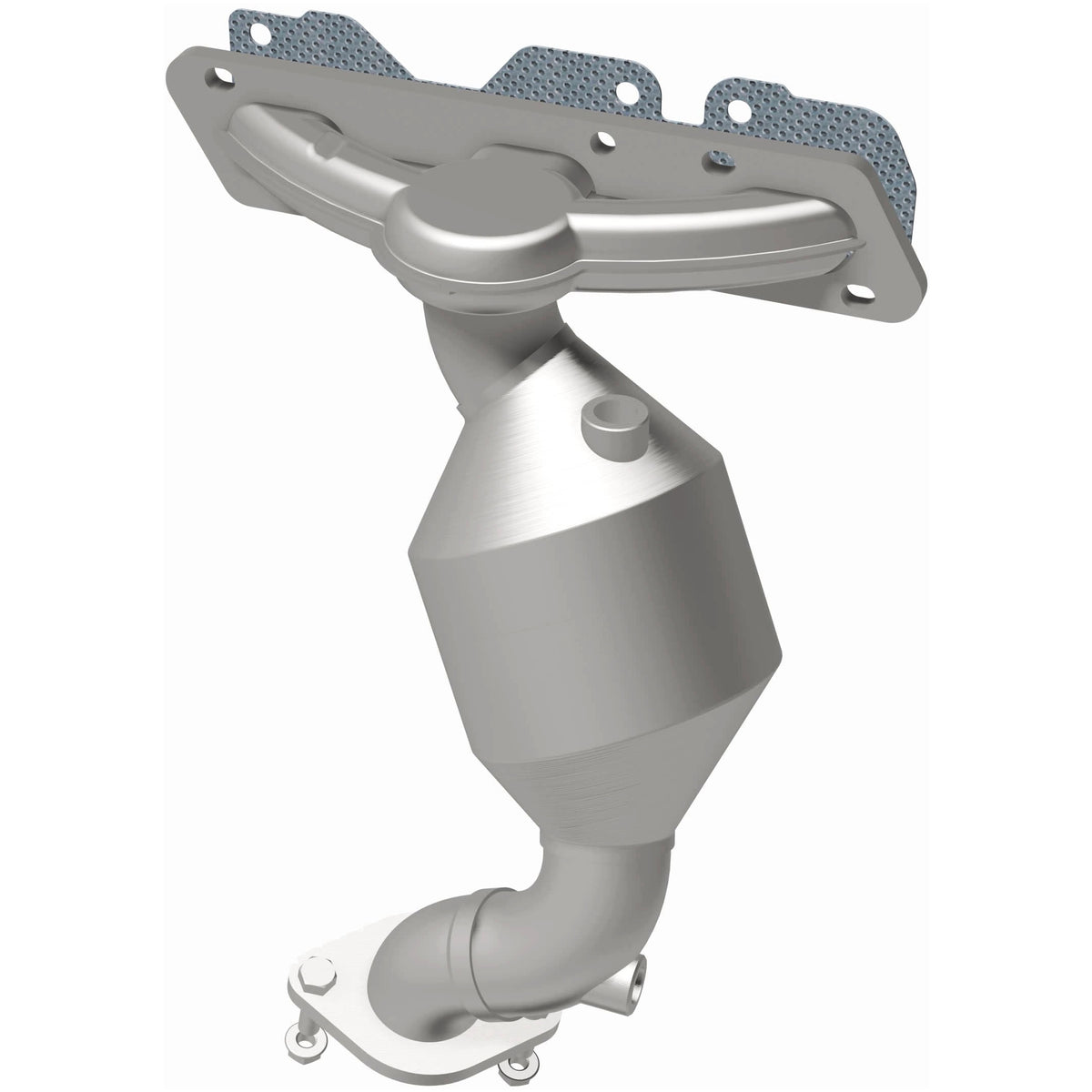 Catalytic Converter with Integrated Exhaust Manifold for HM Grade Federal / EPA Compliant Direct-Fit Manifold Catalytic