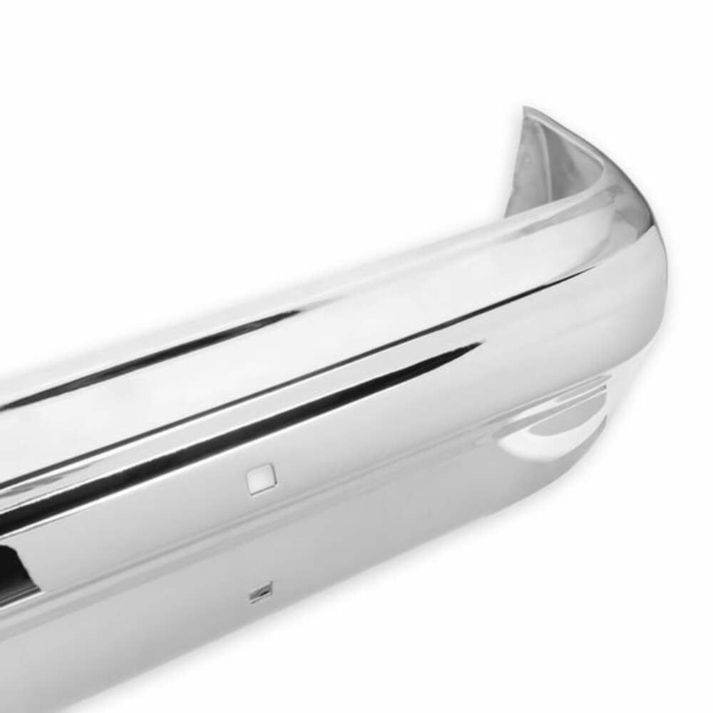 Fits 81-87 C/K Series Fleetside Rear Bumper-w/o Impact Strip Holes-Chrome 04-121