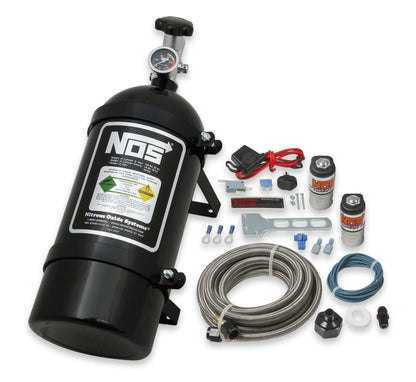 NOS Powershot Wet Basic Nitrous Kit without Injector Plate - Black - 05000BNOS