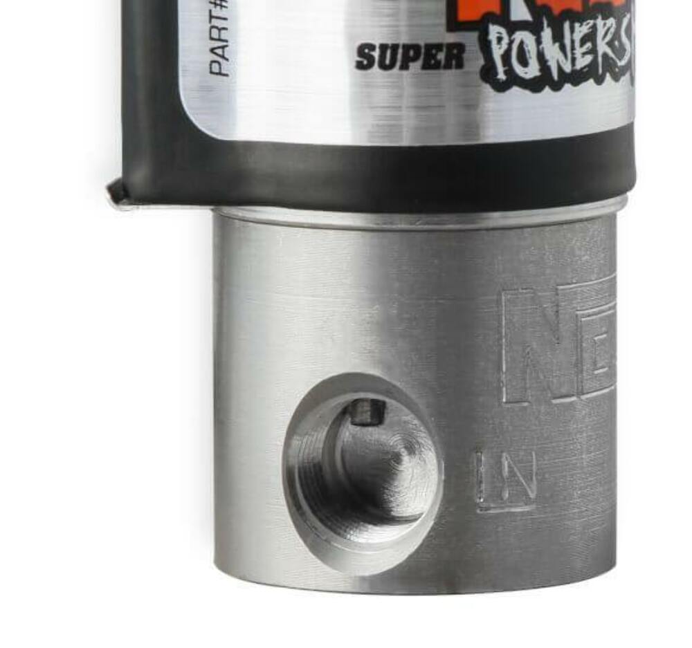 NOS Super Powershot Wet Nitrous System for 4150 4barrel Carb Black  05101BNOS