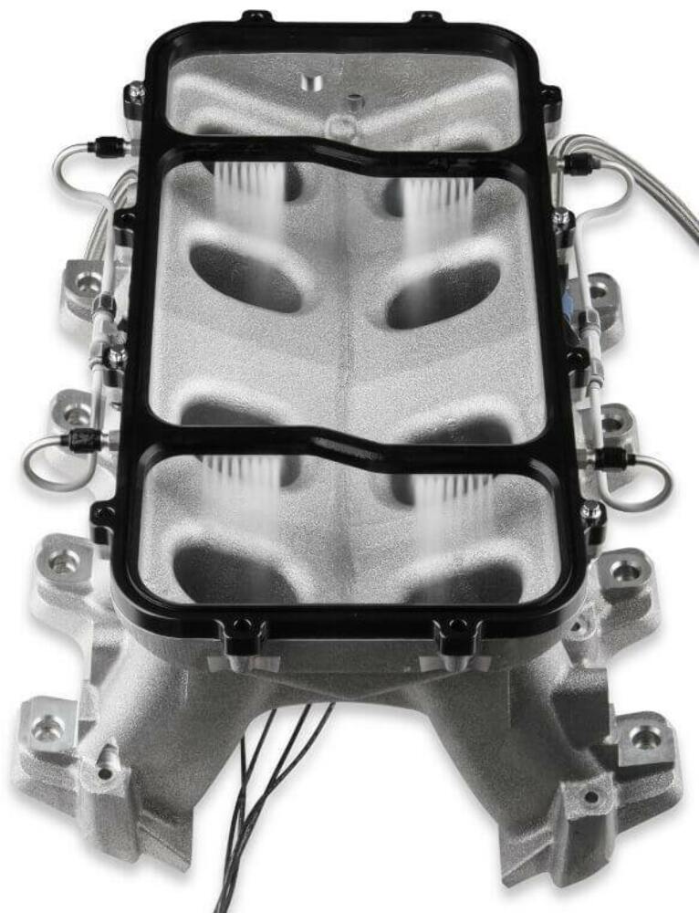 NOS Dry Nitrous Plate System for Holley LS Hi Ram Intake ManifoldBlack 05500BNOS