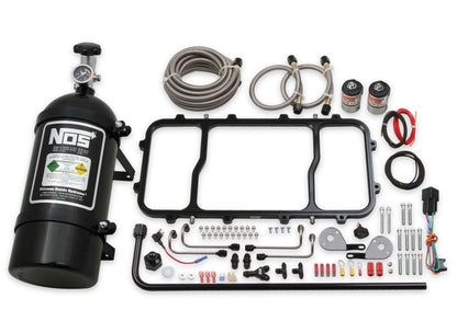 NOS Dry Nitrous Plate System for Holley LS Hi Ram Intake ManifoldBlack 05500BNOS