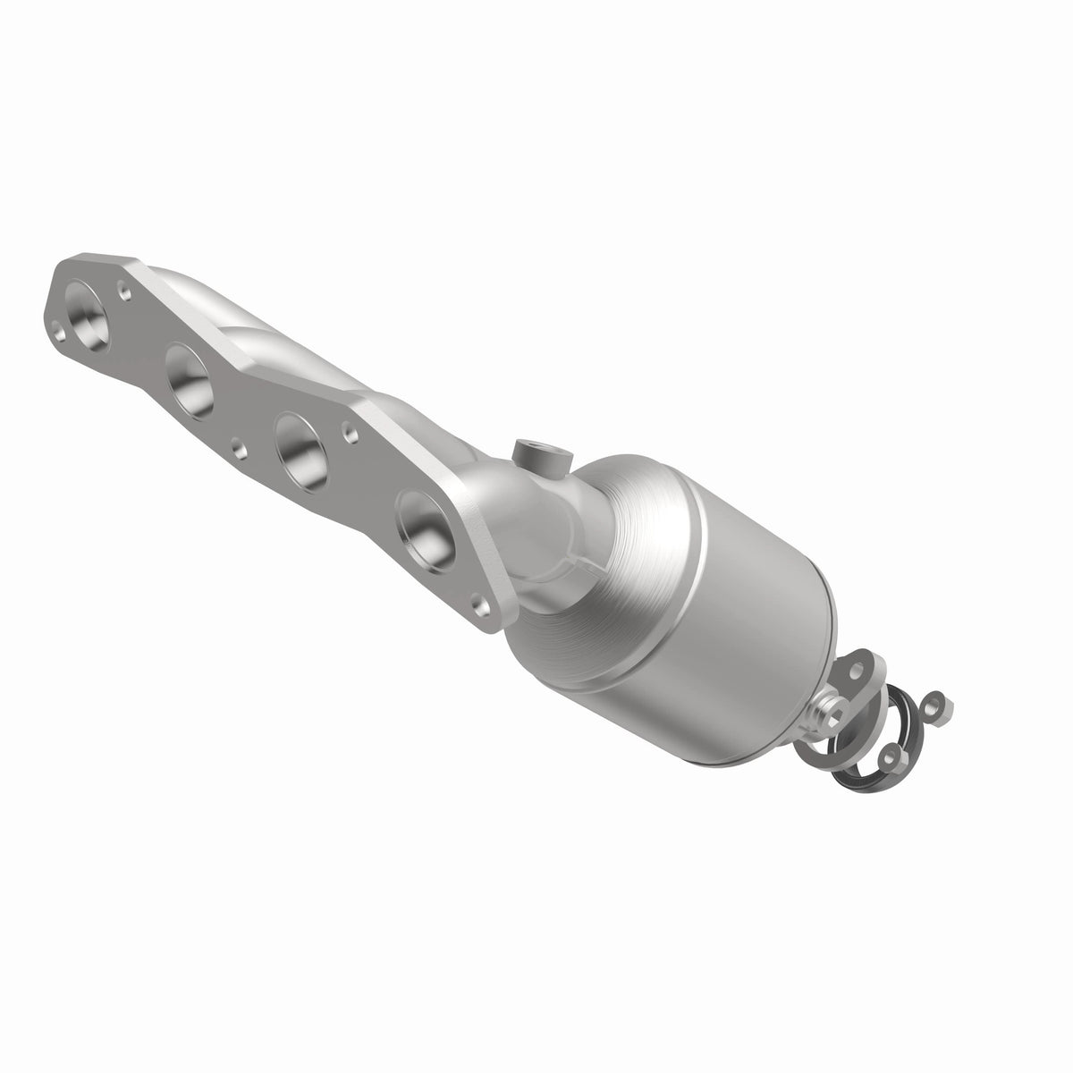 Catalytic Converter with Integrated Exhaust Manifold for HM Grade Federal / EPA Compliant Direct-Fit Manifold Catalytic