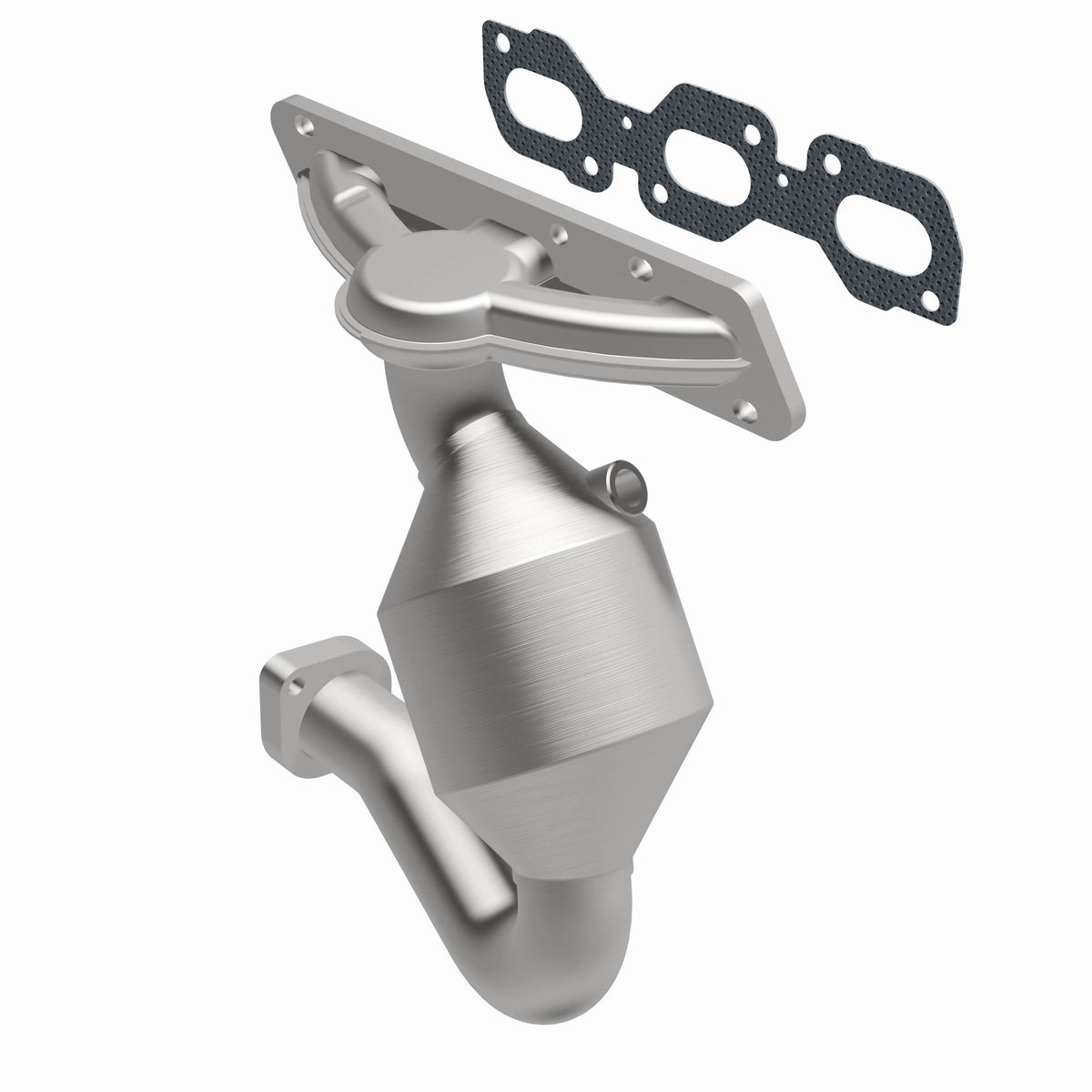Catalytic Converter with Integrated Exhaust Manifold for HM Grade Federal / EPA Compliant Direct-Fit Manifold Catalytic