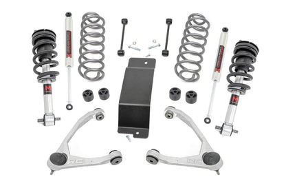 Rough Country 3.5 Inch Lift Kit - M1 Struts - Forged UCAs - Chevy/GMC SUV 1500 2WD/4WD (2007-2020) - 19340