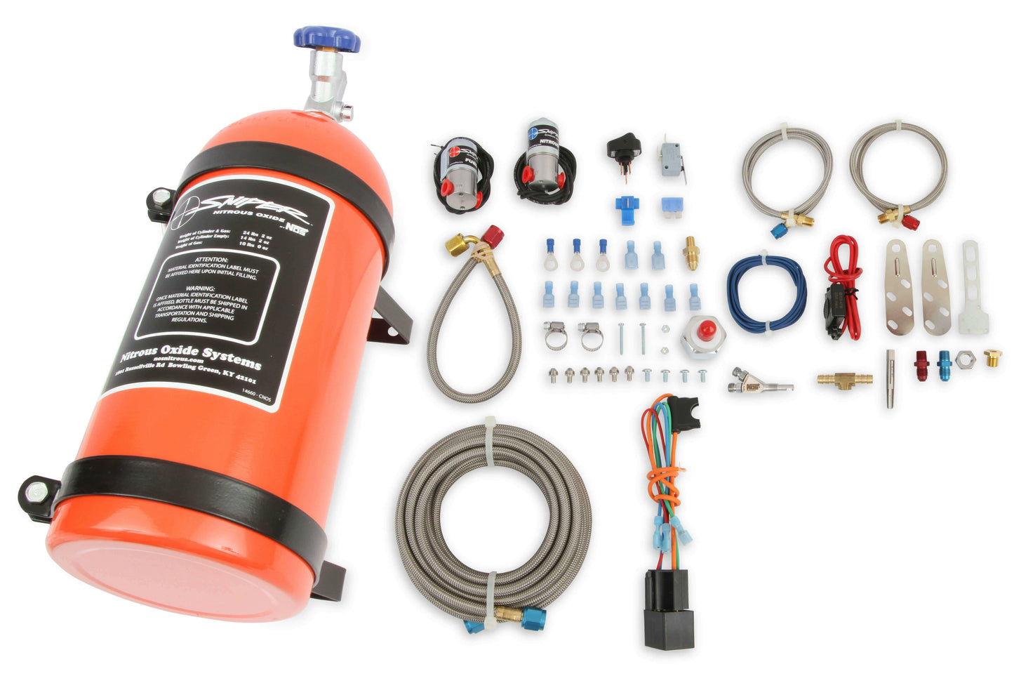 NOS 07005NOS Sniper Multi-Fit Wet Nitrous Kit