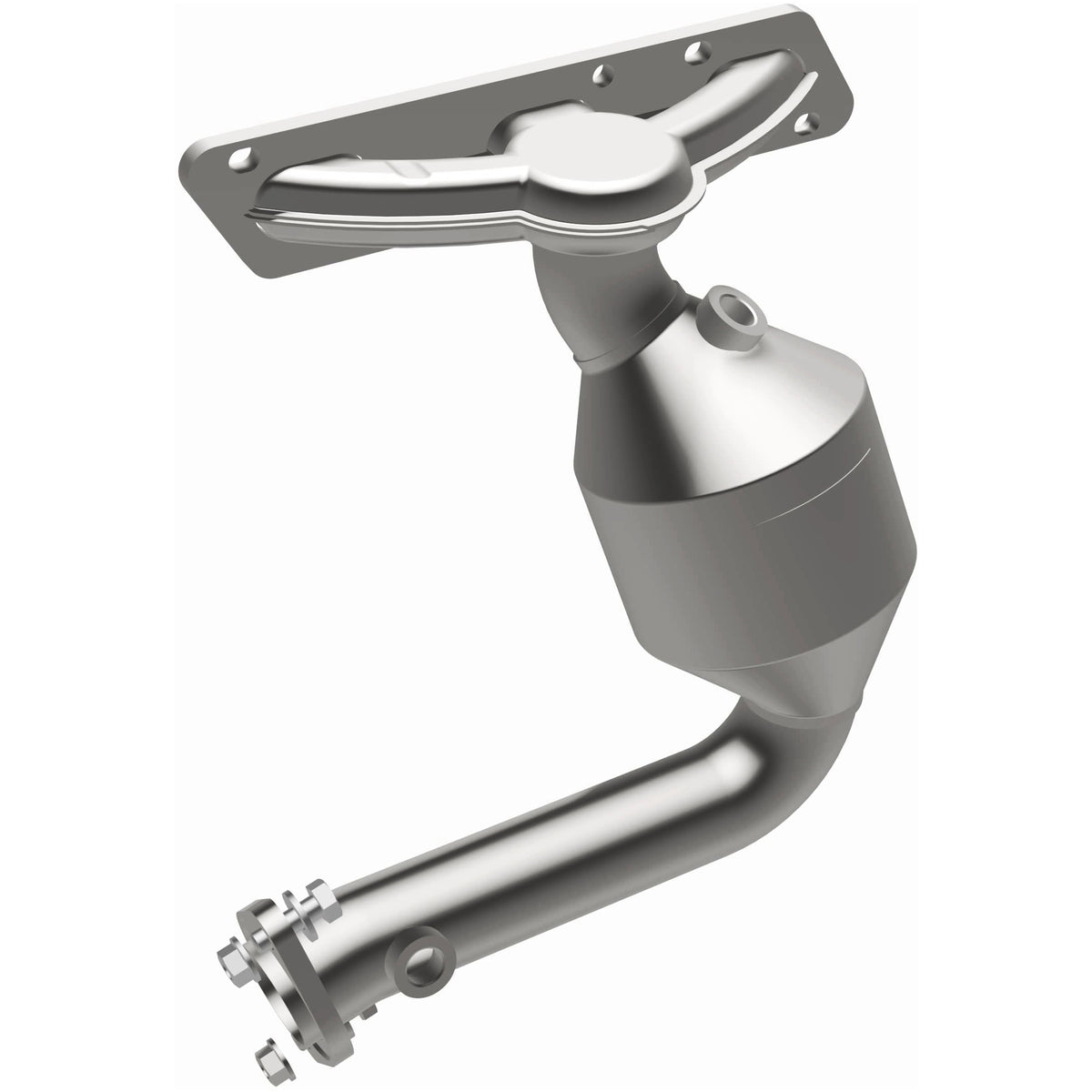 Catalytic Converter with Integrated Exhaust Manifold for HM Grade Federal / EPA Compliant Direct-Fit Manifold Catalytic