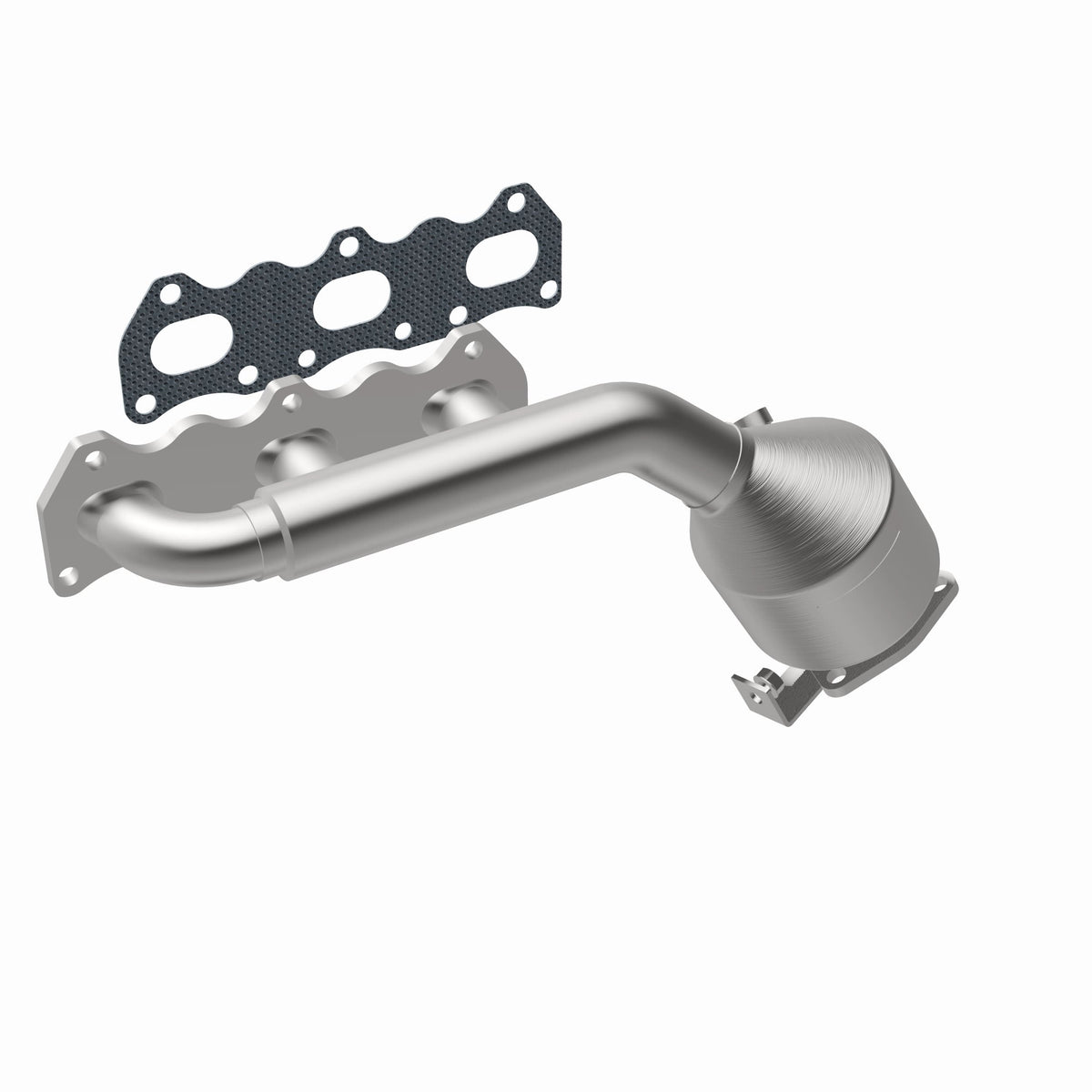 Catalytic Converter with Integrated Exhaust Manifold for HM Grade Federal / EPA Compliant Direct-Fit Manifold Catalytic
