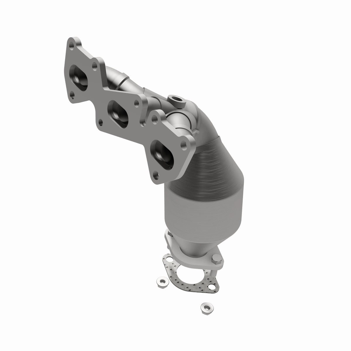 Catalytic Converter with Integrated Exhaust Manifold for HM Grade Federal / EPA Compliant Direct-Fit Manifold Catalytic