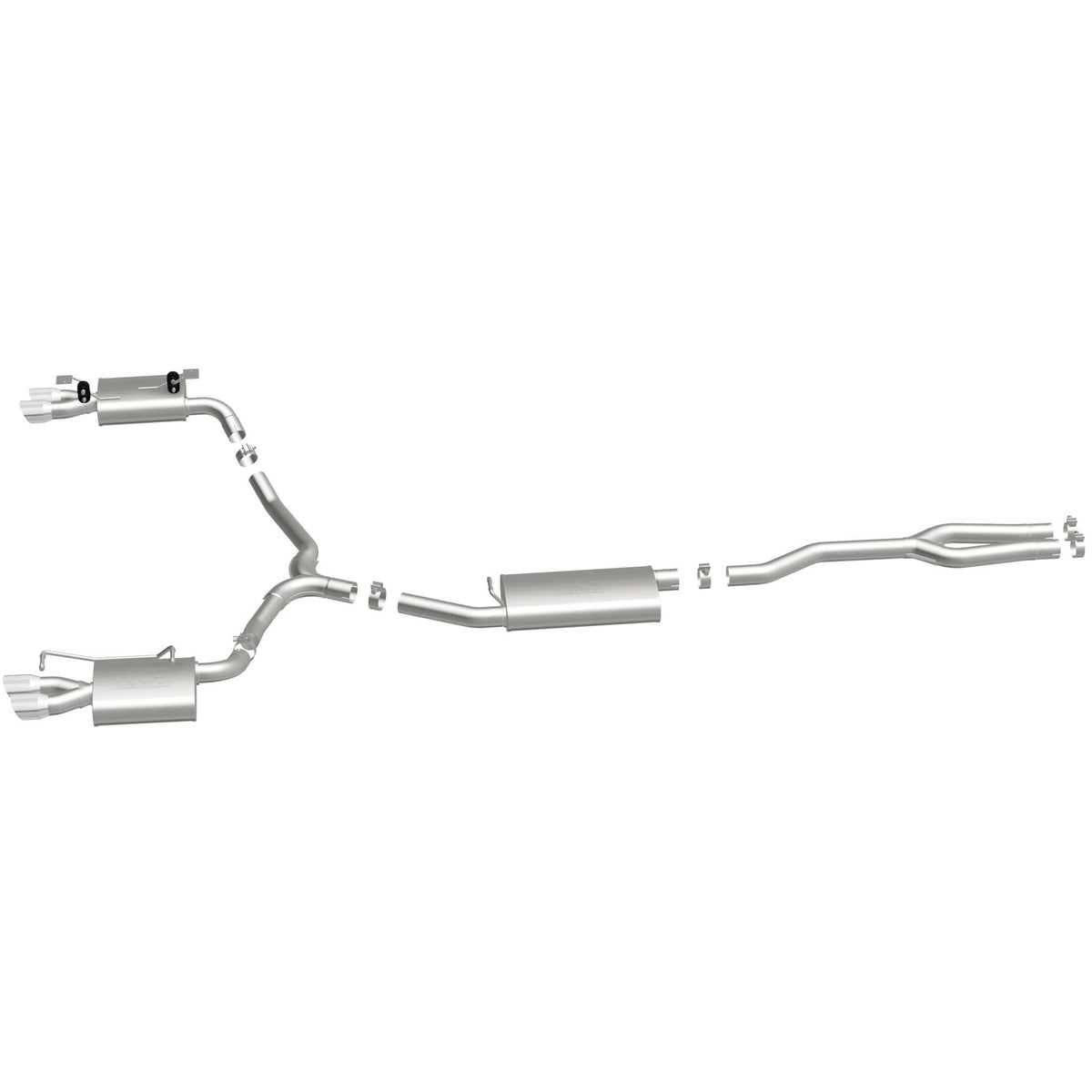 Exhaust System Kit for Street Series Cat-Back Performance Exhaust System MagnaFlow 16623
