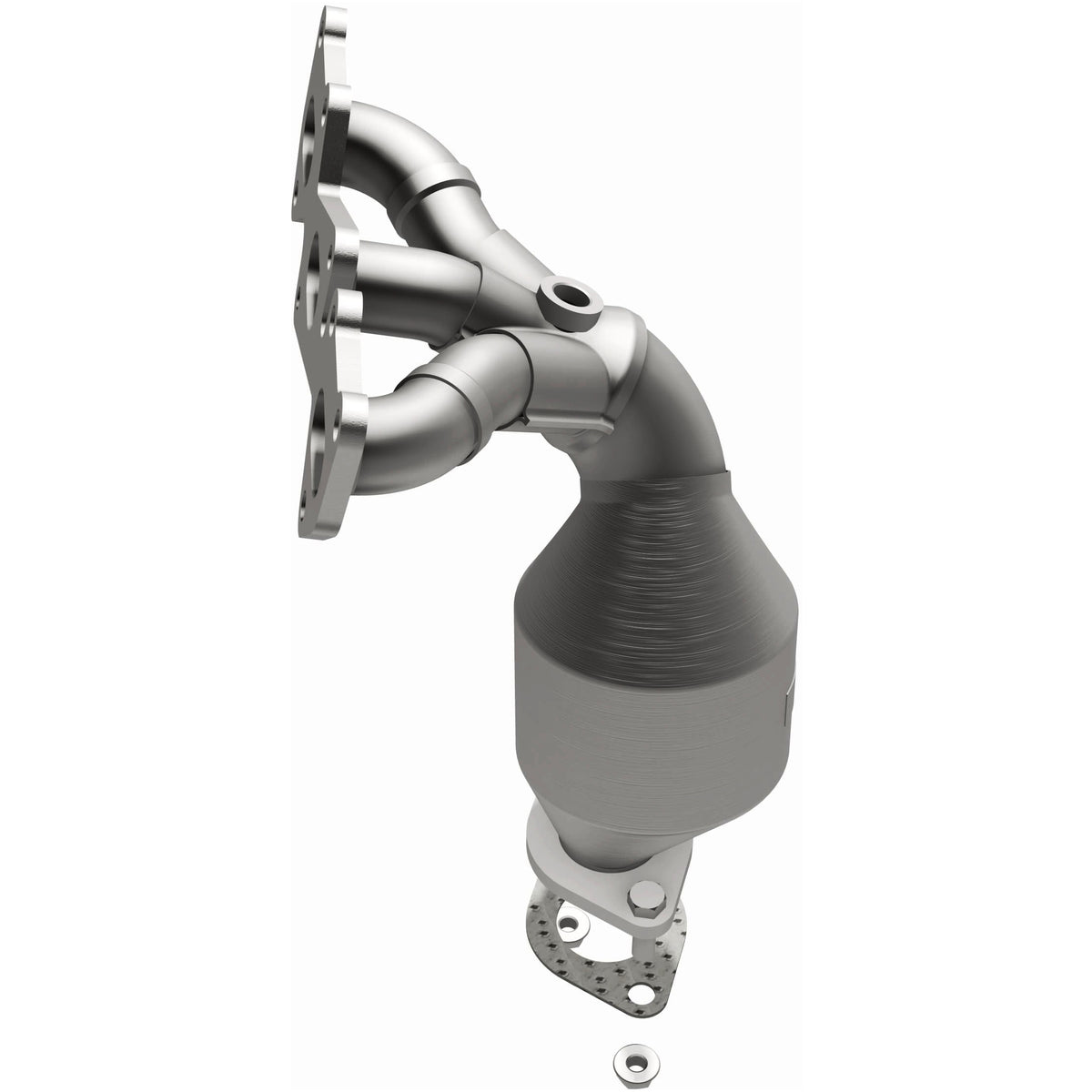 Catalytic Converter with Integrated Exhaust Manifold for HM Grade Federal / EPA Compliant Direct-Fit Manifold Catalytic