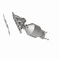 Catalytic Converter with Integrated Exhaust Manifold for HM Grade Federal / EPA Compliant Direct-Fit Manifold Catalytic