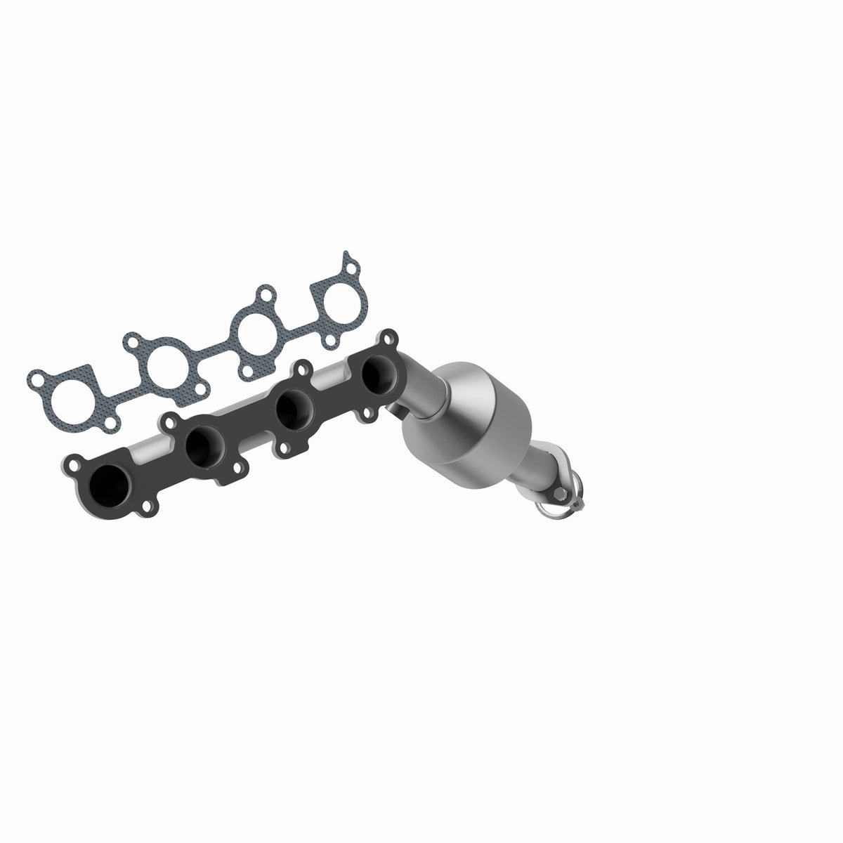 Catalytic Converter with Integrated Exhaust Manifold for HM Grade Federal / EPA Compliant Direct-Fit Manifold Catalytic