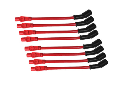 Spark Plug Wire Set Universal 10.4mm Silicone Spiro Pro 409 409 180? Red 79261