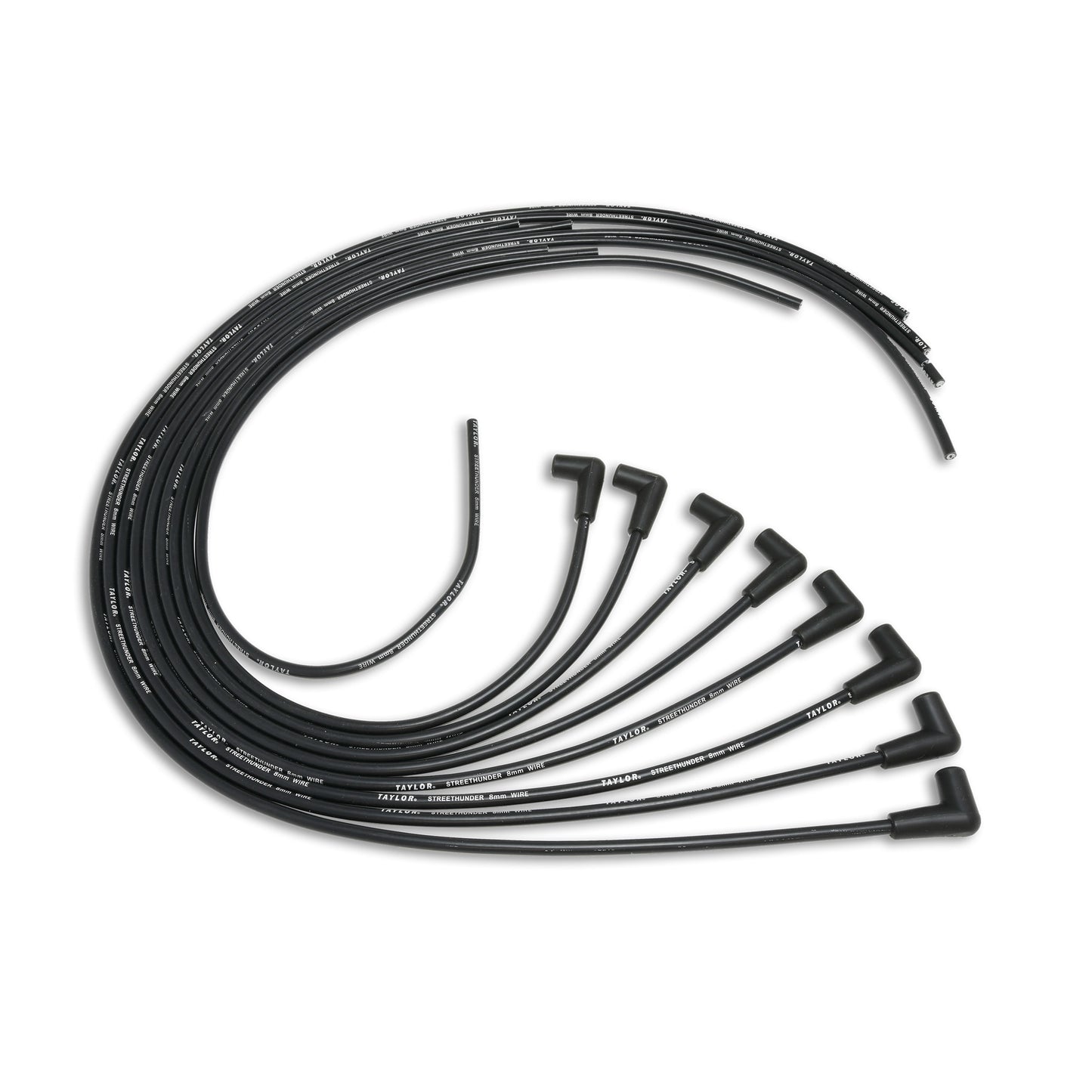 Spark Plug Wire Set Universal 8mm Silicone 90? 500 ohm/ft Street Thunder 50051