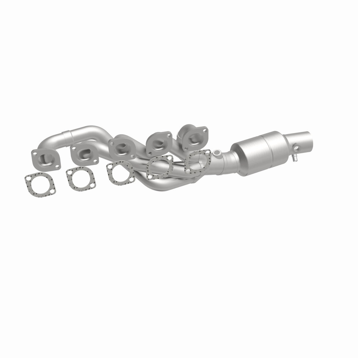 Catalytic Converter with Integrated Exhaust Manifold for HM Grade Federal / EPA Compliant Direct-Fit Manifold Catalytic