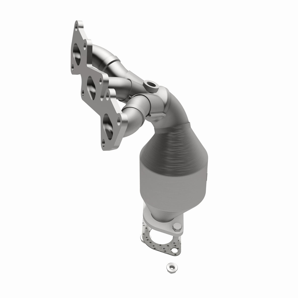 Catalytic Converter with Integrated Exhaust Manifold for HM Grade Federal / EPA Compliant Direct-Fit Manifold Catalytic