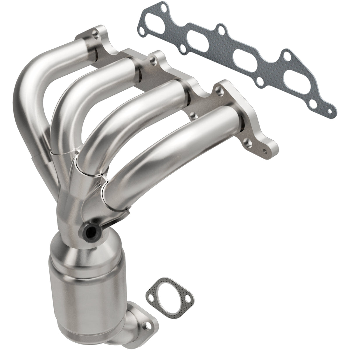 Catalytic Converter with Integrated Exhaust Manifold for HM Grade Federal / EPA Compliant Direct-Fit Manifold Catalytic