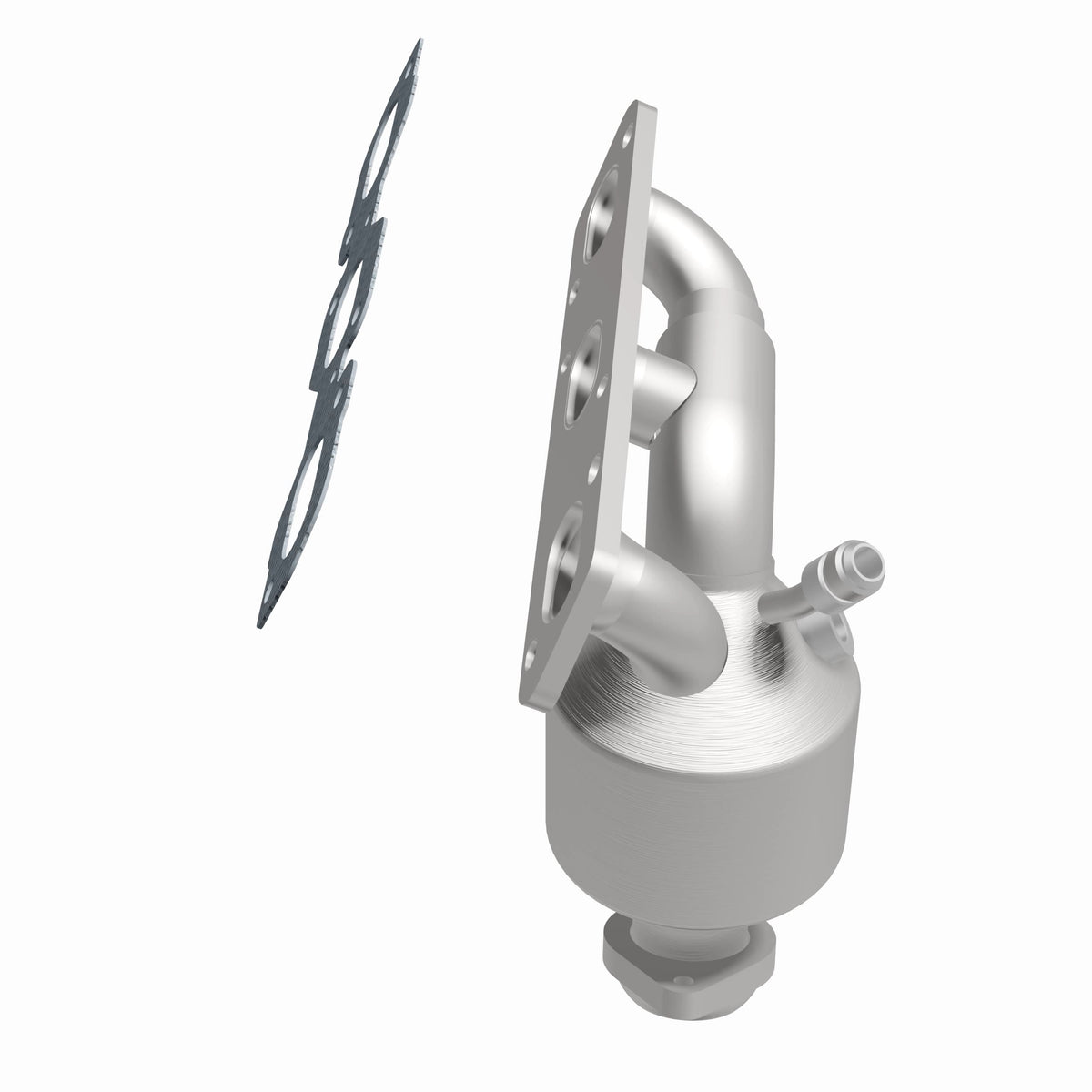 Catalytic Converter with Integrated Exhaust Manifold for HM Grade Federal / EPA Compliant Direct-Fit Manifold Catalytic