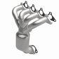 Catalytic Converter with Integrated Exhaust Manifold for HM Grade Federal / EPA Compliant Direct-Fit Manifold Catalytic