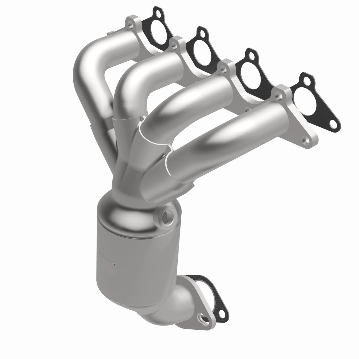 Catalytic Converter with Integrated Exhaust Manifold for HM Grade Federal / EPA Compliant Direct-Fit Manifold Catalytic