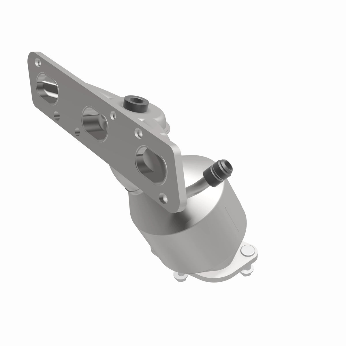 Catalytic Converter with Integrated Exhaust Manifold for HM Grade Federal / EPA Compliant Direct-Fit Manifold Catalytic