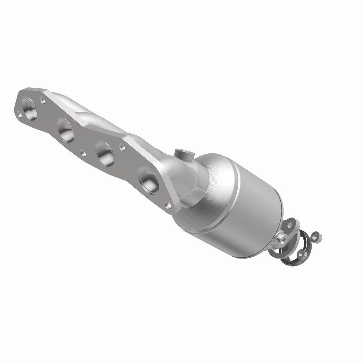 Catalytic Converter with Integrated Exhaust Manifold for HM Grade Federal / EPA Compliant Direct-Fit Manifold Catalytic