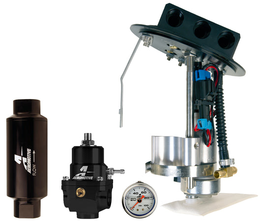 Fuel Pump Complete Kit High Flow EFI Performance Universal Fit Aeromotive 17353-BGPL