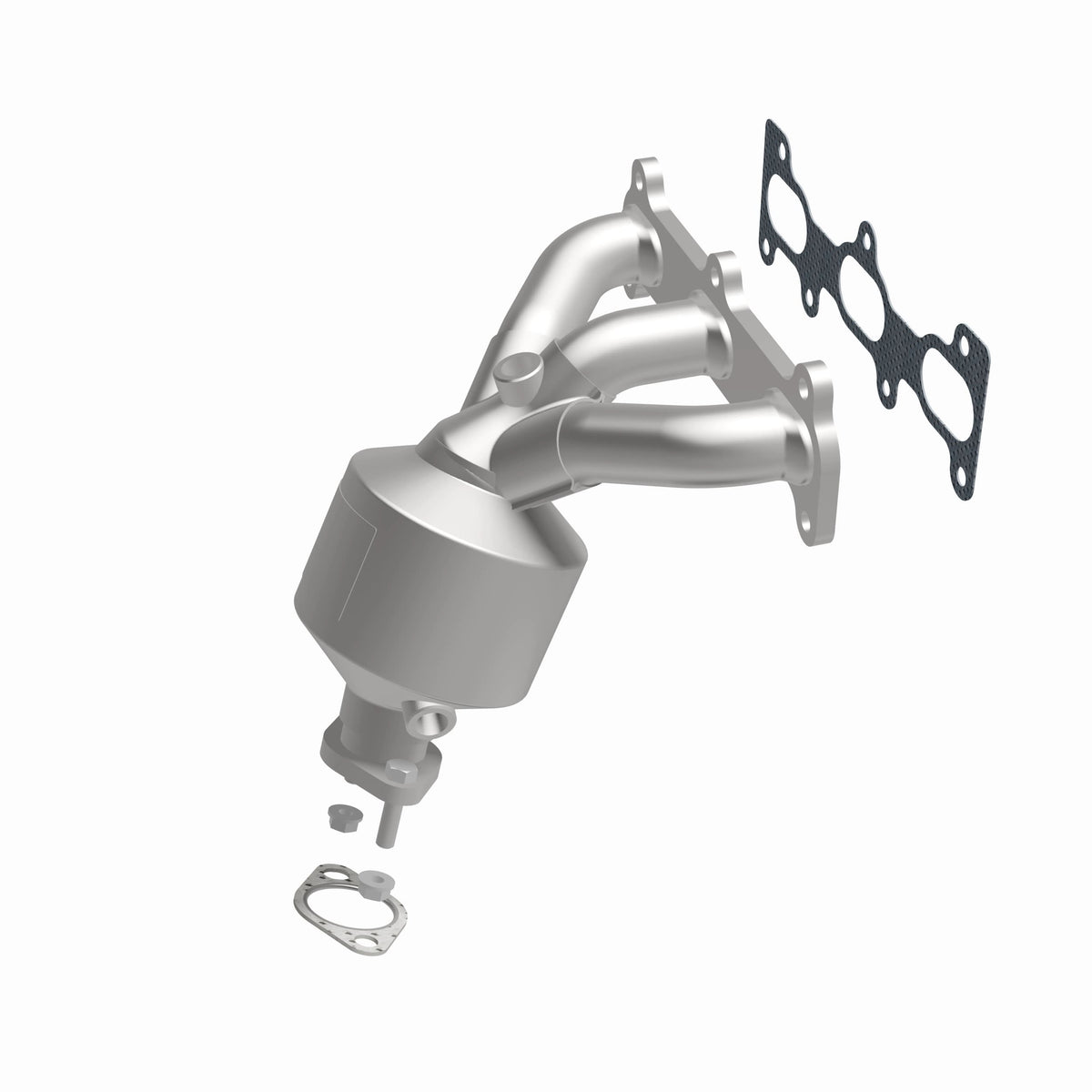 Catalytic Converter with Integrated Exhaust Manifold for HM Grade Federal / EPA Compliant Direct-Fit Manifold Catalytic