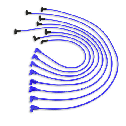 Spark Plug Wire Set Universal 8mm Silicone Spiro Pro 350 ohm/ft Blue 74606