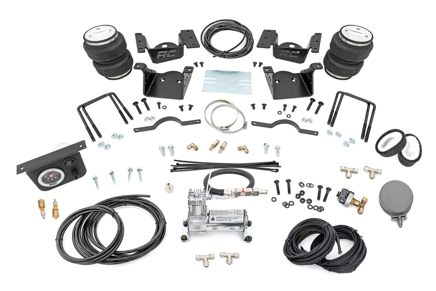 Fits Chevy/GMC 2500HD/3500HD (11-19) Air Spring Kit; 0-7.5" Lift; 10007