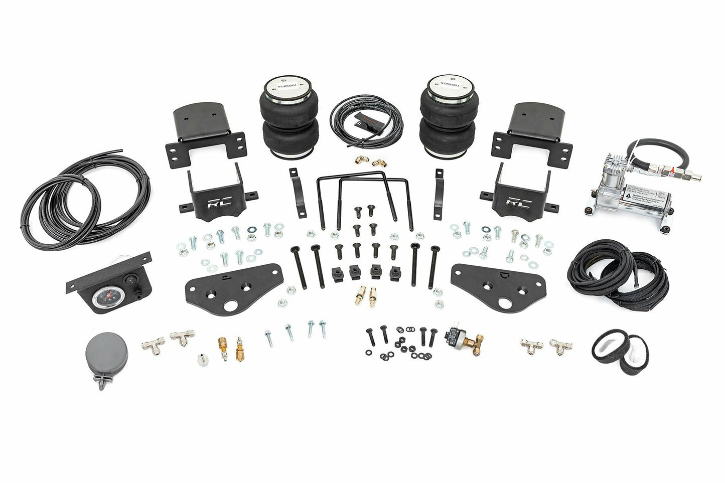 Fits Ford F-250/F-350 SD 4WD (2017-2022) Air Spring Kit w/compressor; 10016AC