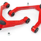 Fits Chevy/GMC 1500 (07-18 & Classic) Red Forged Upper Control Arms; 10025RED
