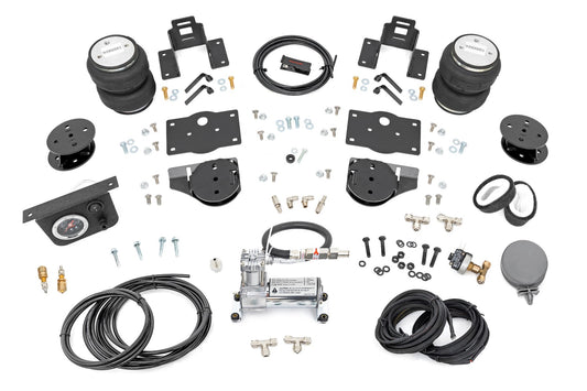 Fits Ram 1500 4WD (2019-2025) Air Spring Kit w/compressor; 4" Lift Kit; 100354C