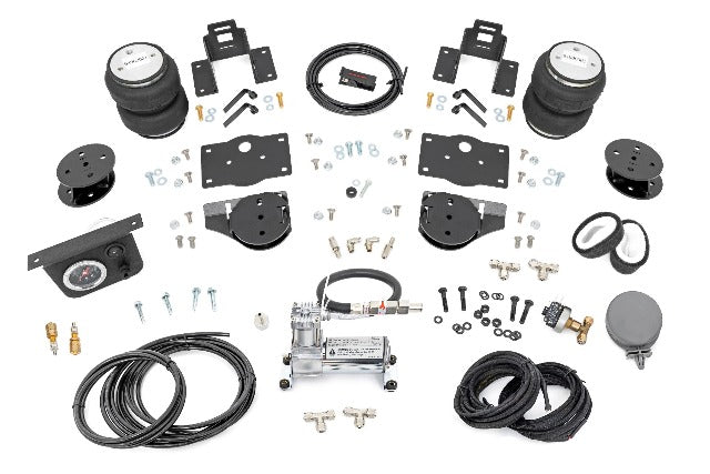 Fits Ram 1500 4WD (2019-2025) Air Spring Kit w/compressor; 4" Lift Kit; 100354C