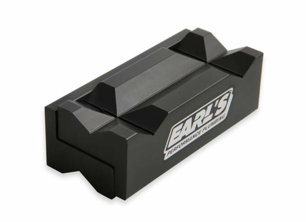 Earls 4 Black Aluminum Vice Jaws - 1004ERL
