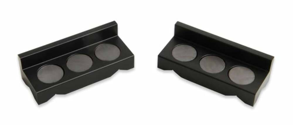 Earls 4 Black Aluminum Vice Jaws - 1004ERL