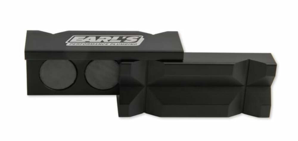 Earls 4 Black Aluminum Vice Jaws - 1004ERL