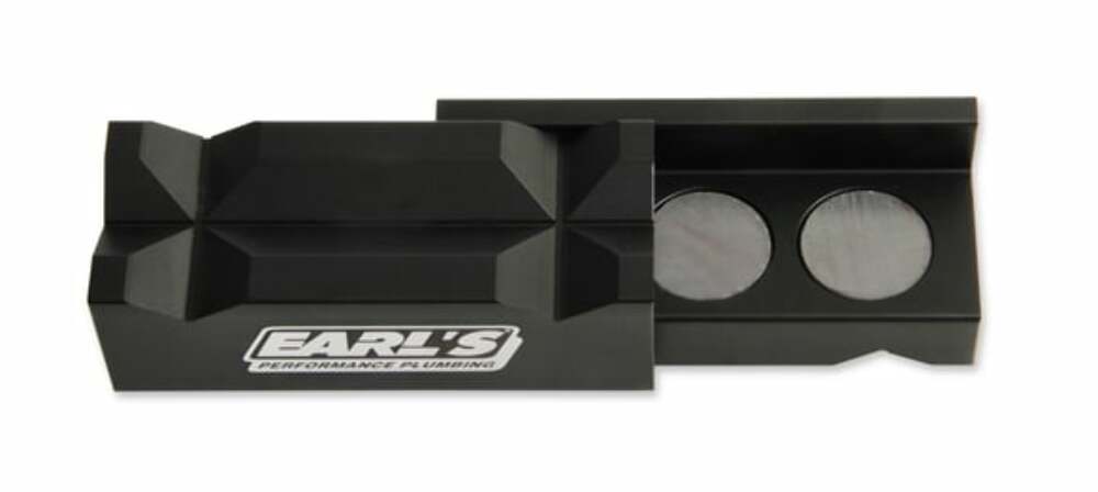 Earls 4 Black Aluminum Vice Jaws - 1004ERL