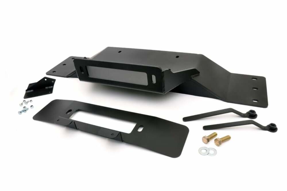Fits Ford F-150 2WD/4WD (2009-2014) Hidden Winch Mounting Plate; 1010