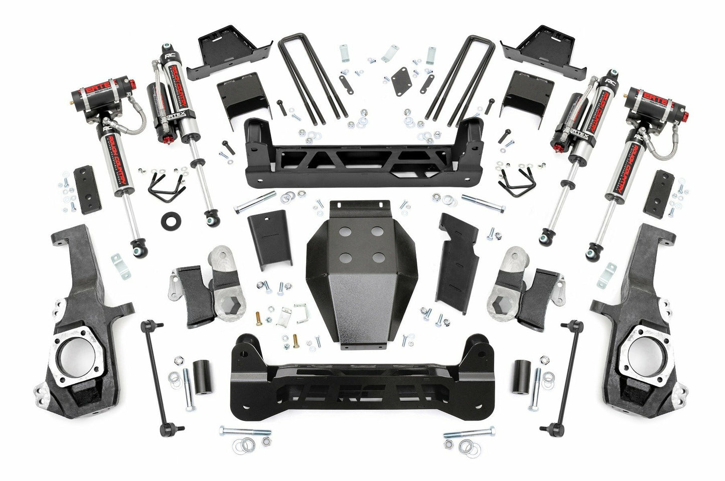 Fits Chevy/GMC 2500HD (20-24) 7 Inch Lift Kit; NTD; Vertex Shocks; 10150