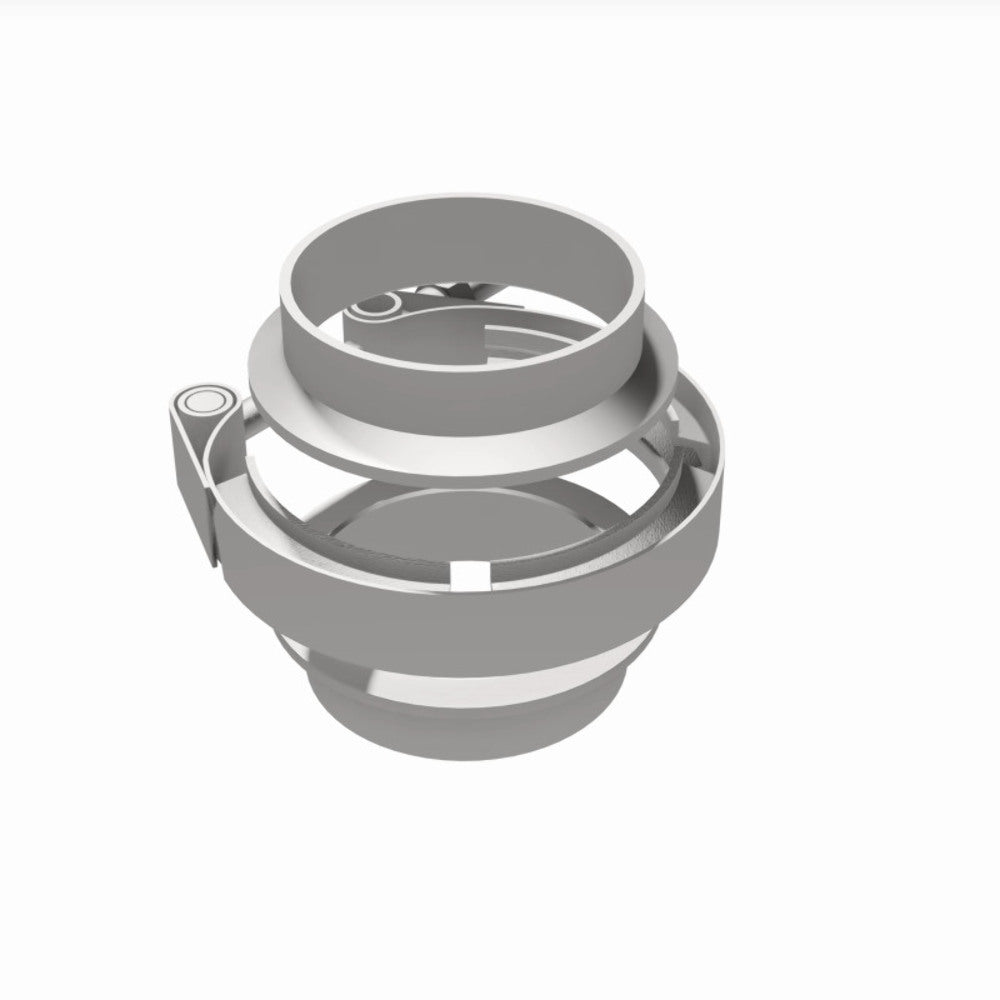 Clamp Flange Assy 2.5 10168 Magnaflow - Hangers, Clamps, and Flanges Car Part People