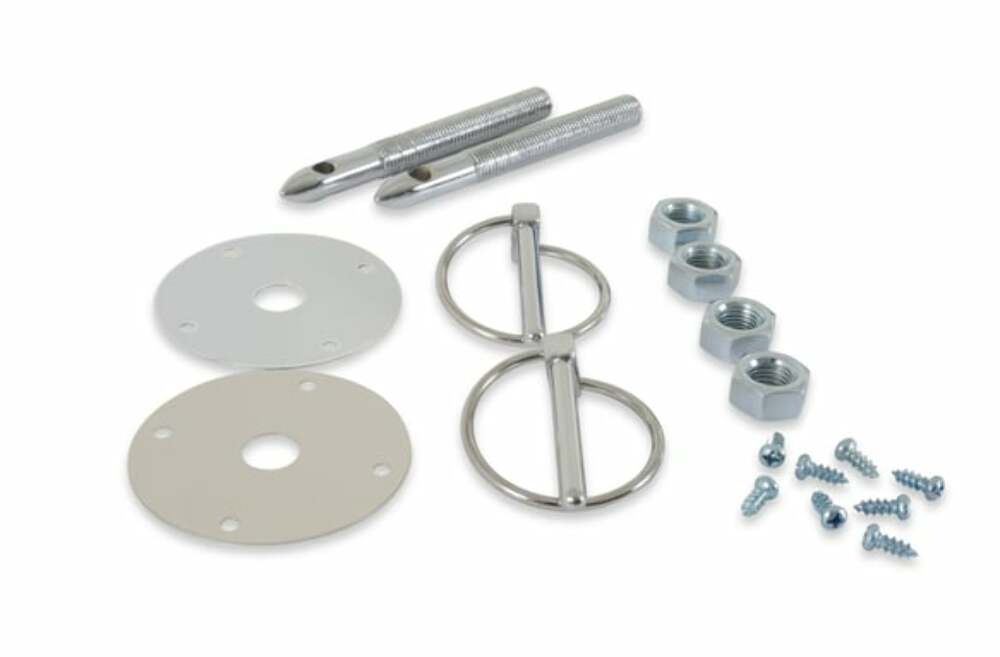 Mr. Gasket 1017 Mr. Gasket Hood & Deck Pinning Kits - With Screw-On Scuff Plates
